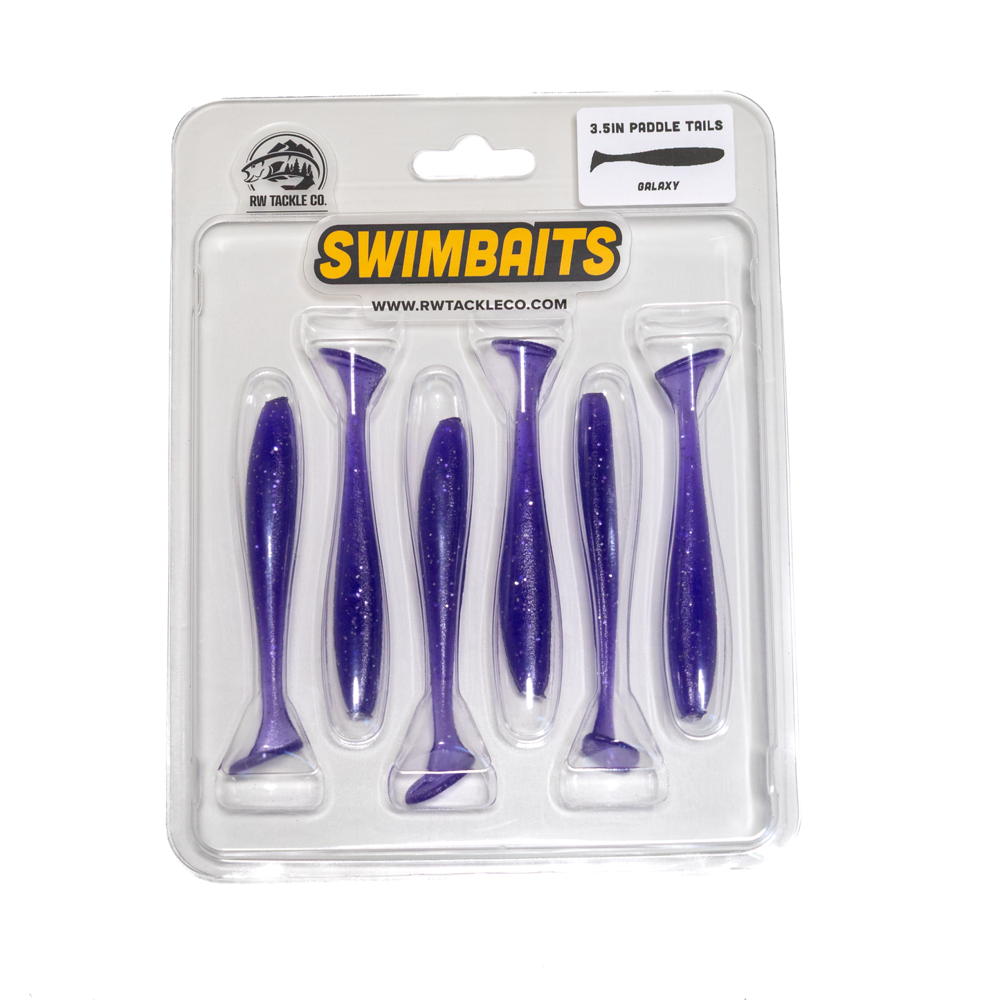 3.5" Paddle Tail Swimbaits w/ Jig heads