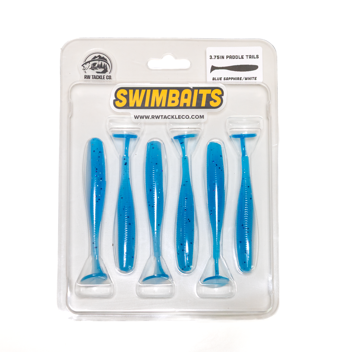 3.75" Paddle Tail Swimbaits w/ Jig heads