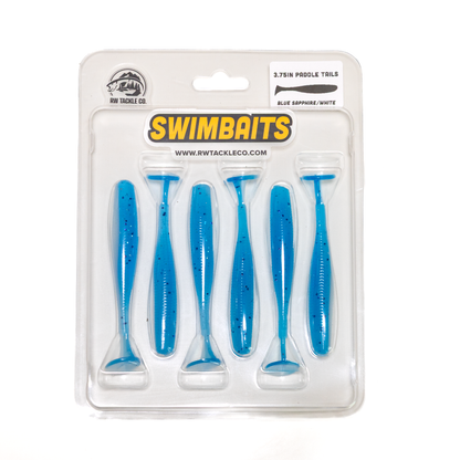 3.75" Paddle Tail Swimbaits w/ Jig heads