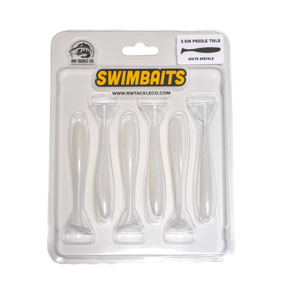 3.5" Paddle Tail Swimbaits w/ Jig heads