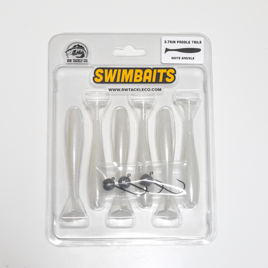 3.75" Paddle Tail Swimbaits w/ Jig heads
